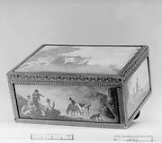 Snuffbox with hunting scenes