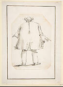 Caricature of a Fat Man, Seen From Behind