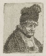 Old Man in a Fur Coat and Tall Hat