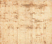 41A Study for the facade of San Lorenzo