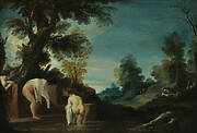 Landscape with Bathing Women