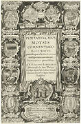 Titelpagina voor Jacobus Bonfrerius, Pentateuchus Moysis commentario illustratus