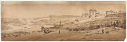 A Selection of Twenty of the Most Picturesque Views in Paris:  View from Palace Terrace at St. Germain-en-Laye,  the Aqueduct of Marli seen in the Distance