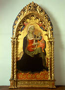 Madonna of Humility Enthroned by Angels