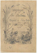 Twenty-three drawings for "Le Voyage en bateau"