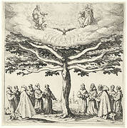 The Holy Trinity in the Tree of Life, Adored by Franciscans