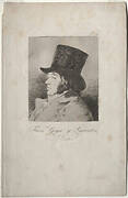 The Caprichos:  Portrait of Goya