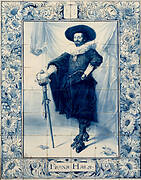 Dutch Tile Picture after Franz Hals