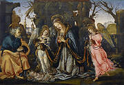 The Nativity with Two Angels