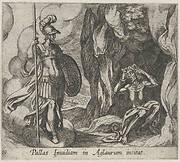 Plate 19: Minerva at Envy's Cave (Pallas Invidiam in Aglaurum incitat), from Ovid's 'Metamorphoses'