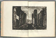 View of the interior of the city of Pompeii, from Antiquités de Pompeïa, tome premier, Antiquités de la Grande Grèce... (Antiquities of Pompeii, volume one, Antiquities of Great Greece...), volume 1, plate 6