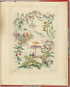 Ornamental Design from "Nouvelle suite de cahiers chinois a l'usage des Dessinateurs et des peintres", No.2, Inventes et dessines par Jean Pillement. Graves par Anne Allen.