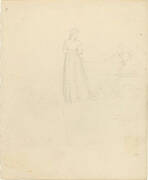 Standing Female Figure Looking at Reclining and Seated Figures