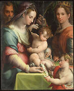 The Holy Family with Infant John the Baptist and Saint Catherine of Alexandria