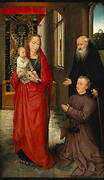 The Virgin and Child with Saint Anthony Abbot and a Donor