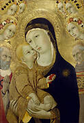 Virgin and Child with Saints Jerome and Bernardino of Siena and Six Angels