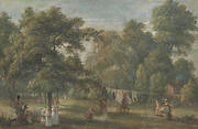 The Garden of Thomas Sandby's House at Englefield Green near Windsor