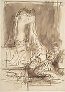 Study for 'The Bride at Her Toilet on the Day of Her Wedding'