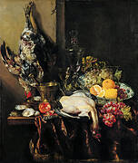 Pronkstillleven with Fruit and Fowl