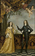 Portrait of Willem II (1626-1650), Prince of Orange, and his Wife Mary Stuart (1631-1660)