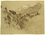 Study of landscape, Meiringen, Switzerland