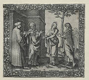 Illustration to Amadeo Berruti's Dialogue on Friendship, Rome, 1517