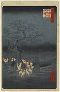 New Year's Eve Foxfires at the Changing Tree, Oji, No. 118 from One Hundred Famous Views of Edo