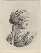 Sultaness in a Veiled Turban, Seen from Behind