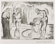 The Circle of the Thieves; Buoso Donati Attacked by the Serpent