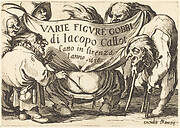 Frontispiece for "Varie Figure Gobbi" (Various Hunchback Figures)