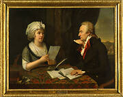 Portrait of Vittorio Alfieri and Louise Stolberg d’Albany