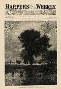 Cattle in Pool (A Summer Landscape) (Harper's Weekly front cover, April 22, 1882)