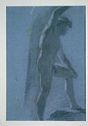 Study of a Male Nude (verso)