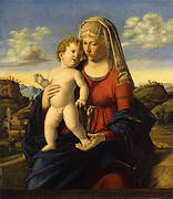 Madonna and Child in a Landscape