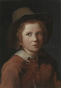 Portrait of a Young Boy with a Hat