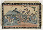 Kanadehon Chushingura (The Treasury of Loyal Retainers),  Act 8: Tokaido michiyuki (Journey along...