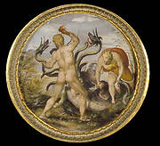 Hercules and the hydra from Lerna