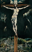 Christ crucified with Toledo in the Background