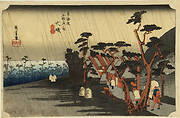 The Sadness of the Rain, Oiso, from the series the Fifty-three Stations of the Tokaido (Hoeido edition)