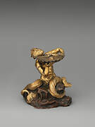 Triton with shell serving as saltcellar