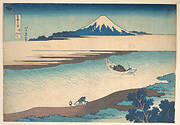 冨嶽三十六景　武州玉川|Fuji—The Tama River, Musashi Province, from the series Thirty-six Views of Mount Fuji (Fugaku sanjūrokkei)