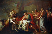 Achilles Lamenting the Death of Patroclus