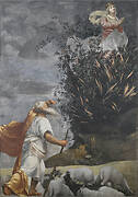 Moses and the burning bush