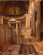 Interior of the Church of San Clemente, Rome