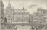 Afkondiging van de Vrede van Munster te Antwerpen, 1648