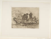 Plate 28 from 'The Disasters of War' (Los Desastres de la Guerra): 'Rabble.' (Populacho.)