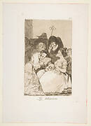 Plate 57 from 'Los Caprichos':The filiation (La filiacion.)