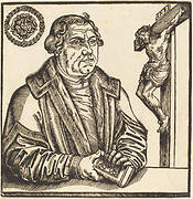 Martin Luther, Half-Length to the Left with a Book in his Hands