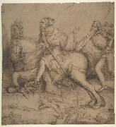 Knight on Horseback and Landsknecht