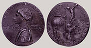 Domenico Novello Malatesta of Cesena, lead copy of medal